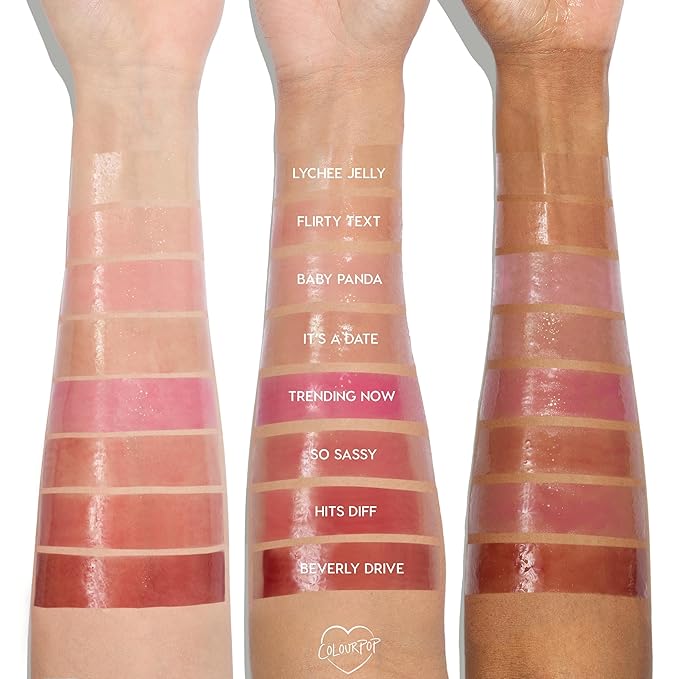 ColourPop So Juicy Plumping Glossy Lip Oil - Hydrating & Plumping Lip Oil with a Sheer Wash of Non-Sticky Color - Infused with Peptides, Ceramides & Ginger - So Sassy (0.29)
