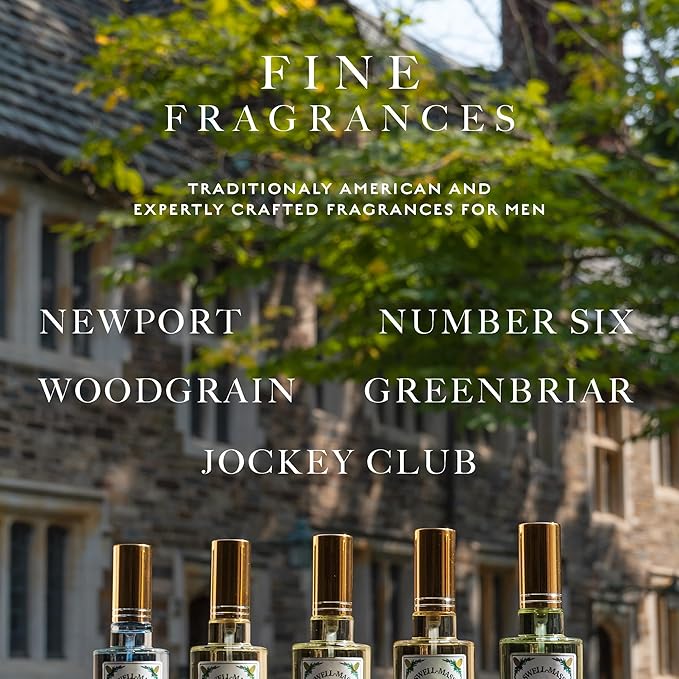 Caswell-Massey Newport Cologne Spray, Seaside Cologne with Mandarin, Balsam & Cedarwood, Fragrance for Men, Made in USA, 0.25 Oz