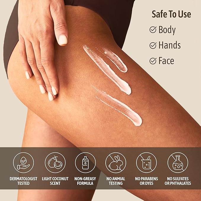 NATURE WELL Hydrate & Soften Coconut Oil Moisturizing Cream for Face, Body, & Hands, Non-Greasy, Intense Hydration & Luxurious Feel, Revives Dry & Sensitive Skin, Superfood for Your Skin, 16 Oz