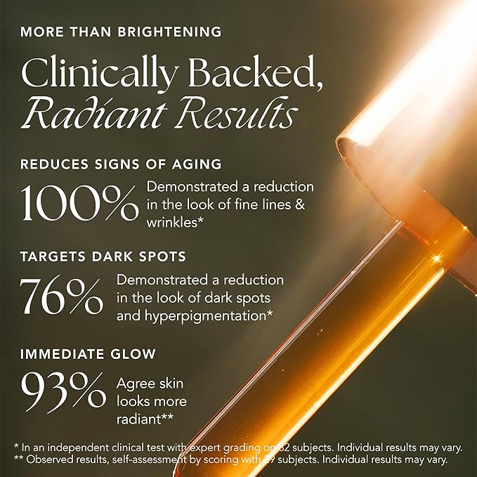 Brightening Saffron Serum - Discoloration Correcting Face Serum, Dark Spot Corrector, Vitamin C Alternative & Hyperpigmentation Treatment - Leaves Skin with a Healthy Glow (1 oz)