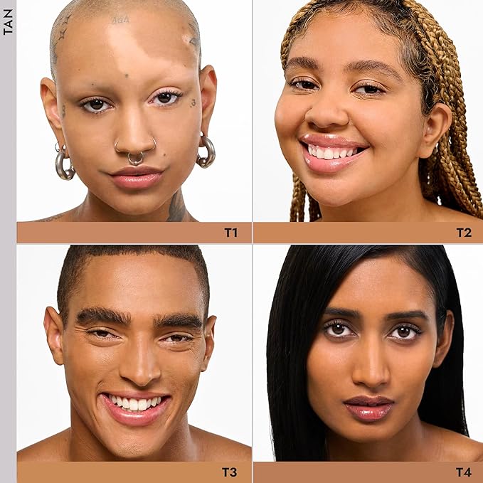 COVER FX Pressed Mineral Foundation - Shade T1 - Weightless Powder Foundation - Buildable Light to Full Coverage - Matte Finish - All Skin Types