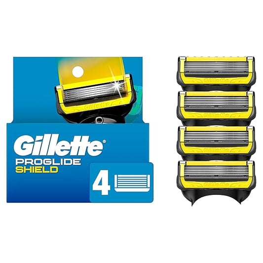 Gillette ProGlide Shield Razor Refills for Men, 4 Blade Refills