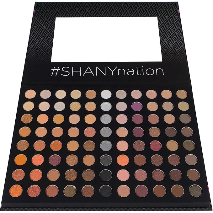SHANY Natural Fusion Eyeshadow Makeup Palette - 88 Color Highly Pigmented Blendable Natural Color Matte Eye shadow Palette - Nude
