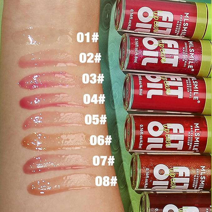 4 Colors Lip Oil Lip Glaze, Drip Lip Glaze,