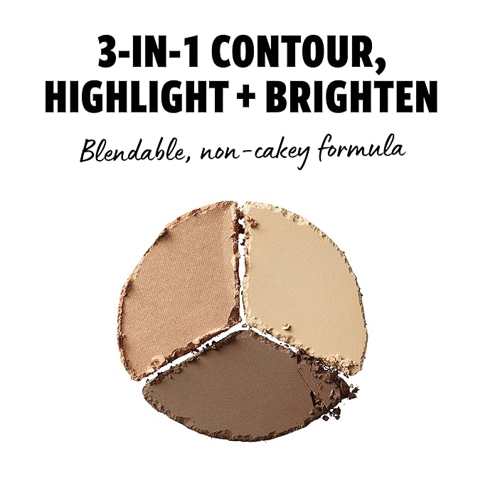 NYX PROFESSIONAL MAKEUP 3 Steps to Sculpt, Face Sculpting Contour Palette - Light