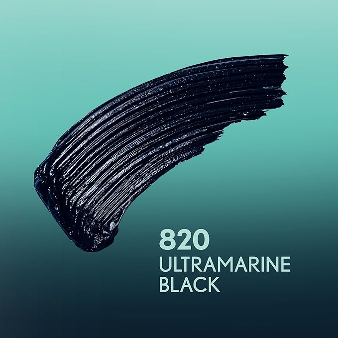 Covergirl Lash Blast Cleantopia, 820 Ultramarine Black, Mascara, Volumizing Mascara, Vegan Formula, Conditions Lashes, Clean Mascara, Smudge-Proof, 0.33oz