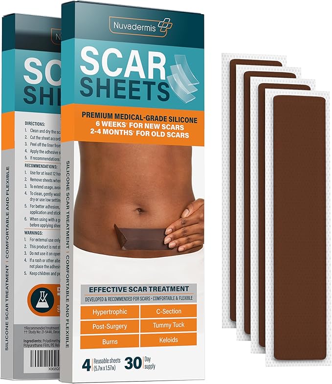 NUVADERMIS Silicone Scar Sheets ? Extra
