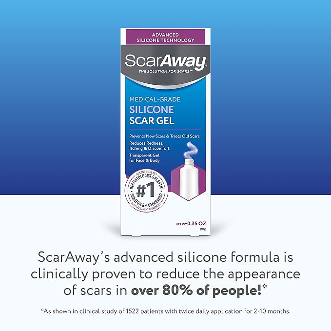 ScarAway Silicone Scar Gel, Helps Improve 10g