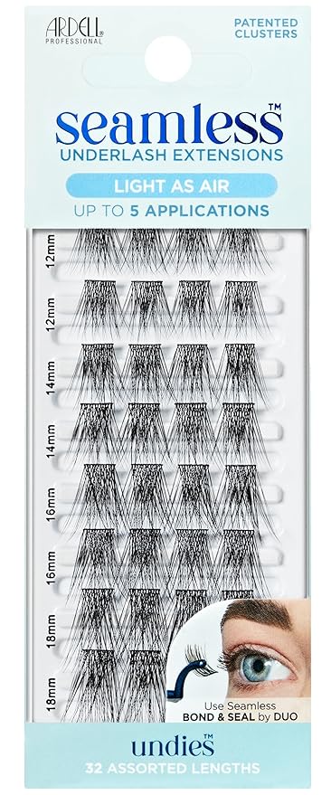 Ardell Seamless Light-as-Air Underlash Extensions Refill Kit - DIY Lash Clusters, Eyelash Extension, Customizable & Lightweight, Natural Look Lashes, 1-Pack