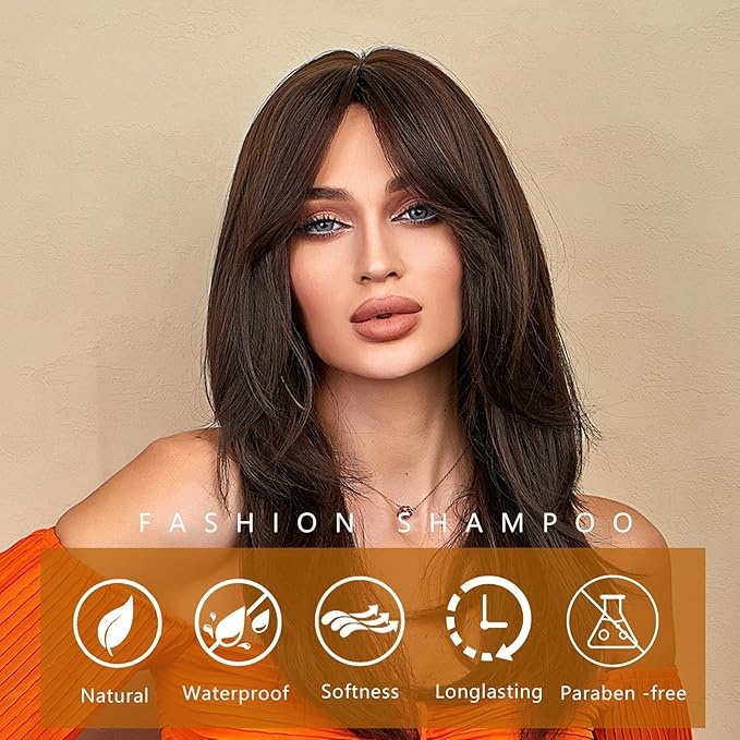 Black Hair Dye, Hair Dye Shampoo, Argan Oil Hair Dye for Men & Women, 3 in 1 Hair Dye Shampoo, Easy to Use, Shampoo Para Canas for Gray Hair Coverage 16.9 FlOz (Black)