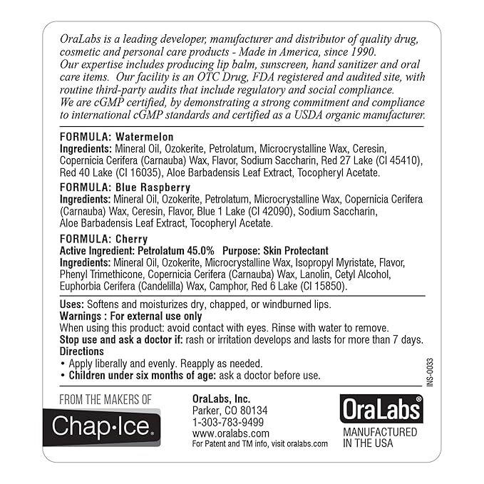 Chap-Ice | Blank Lip Balm Tubes (Watermelon)