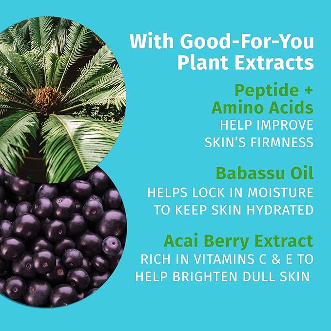 Hempz Mini Brazilian Berry Beauty Actives Lotion, Hydrating Moisturizer for Body, Hands and Feet 2.25 oz.