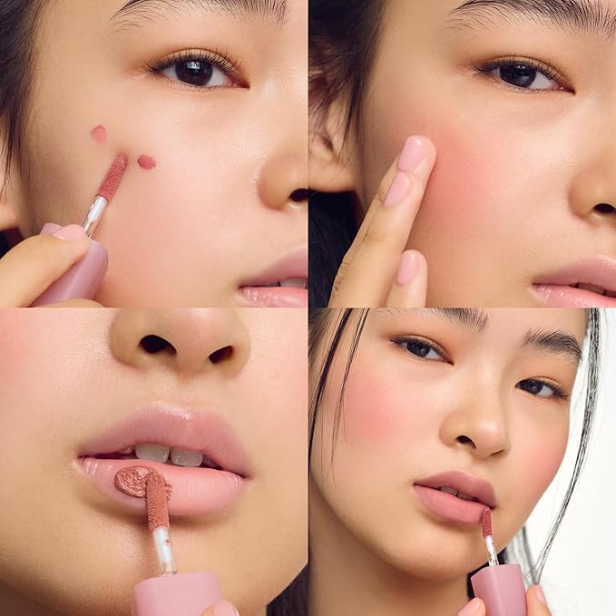 COLORGRAM NUDE BLUR TINT 03 LOVELY FIG | Soft Velvet Matte Lip Stain & Cheek Tint | Lightweight Blurring Tint for a Smooth & Airbrushed Finish | 24H Hydration, Long-Lasting & Non-Sticky Formula