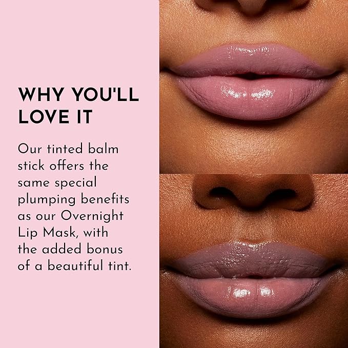 LAWLESS Forget the Filler Lip Plumping Line Smoothing Tinted Balm, Cupid, Pink, 0.09 Ounce