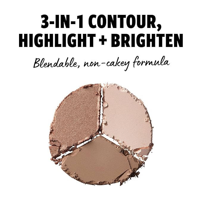 NYX PROFESSIONAL MAKEUP 3 Steps to Sculpt, Face Sculpting Contour Palette - Fair