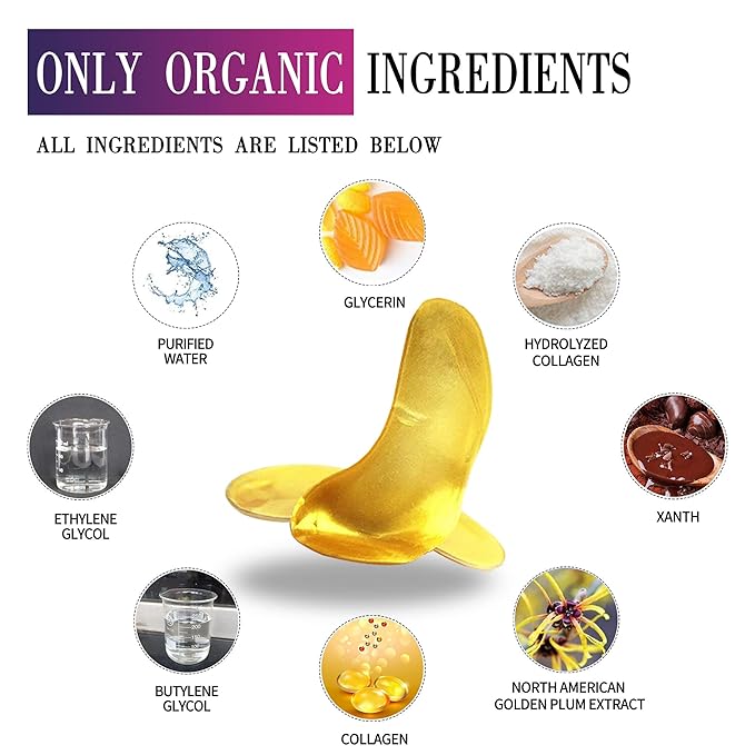 24k gold powder gel collagen