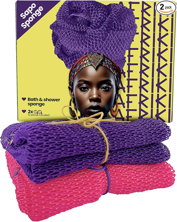 Afriki african net sponge exfoliating