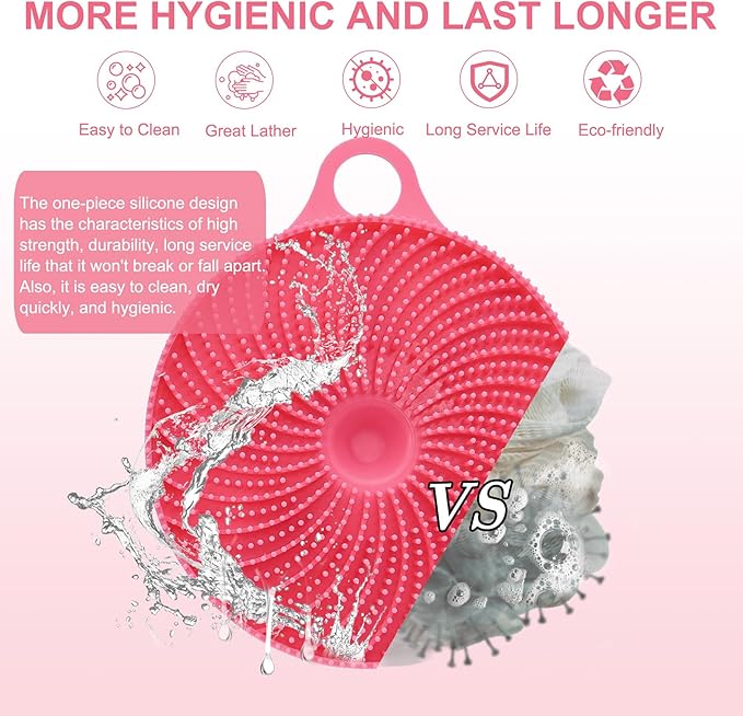 Innerneed 2-in-1 silicone body scrubber