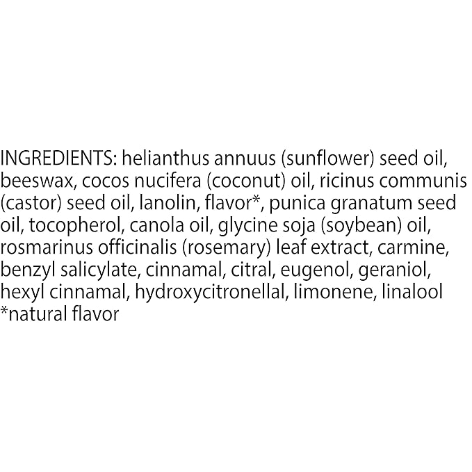 Burt's Bees Lip Balm, Pomegranate, Lip Moisturizer With Responsibly Sourced Beeswax, Tint-Free, Natural Conditioning Treatment, 1 Tube, 0.15 oz.