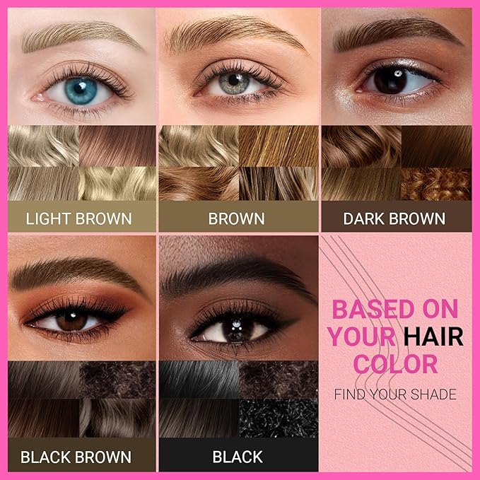 iMethod Eyebrow Pen - Eyebrow Pencil Magical 2-in-1 Eye Brow Pencils for Women with 4-Fork-Tip & Precise Brush-Tip for Natural Hair-Like Brows, Last All-Day, with Eyebrow Spoolie Brush, Reddish Brown