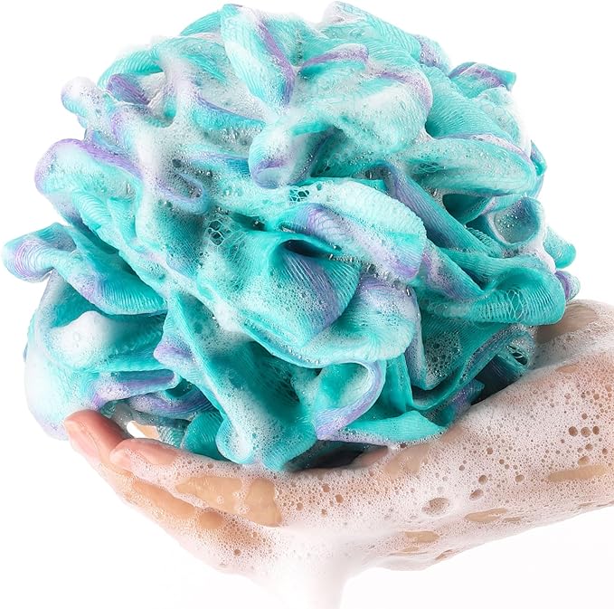 Btyms 4 pieces shower loofahs