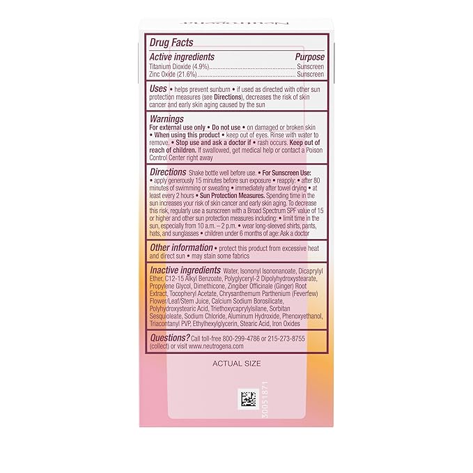 Neutrogena Purescreen+ Invisible Daily Defense Mineral Sunscreen for Face with SPF 30, Broad Spectrum Mineral Sunscreen with Vitamin E, Water Resistant, Fragrance-Free, 1.4 fl. oz