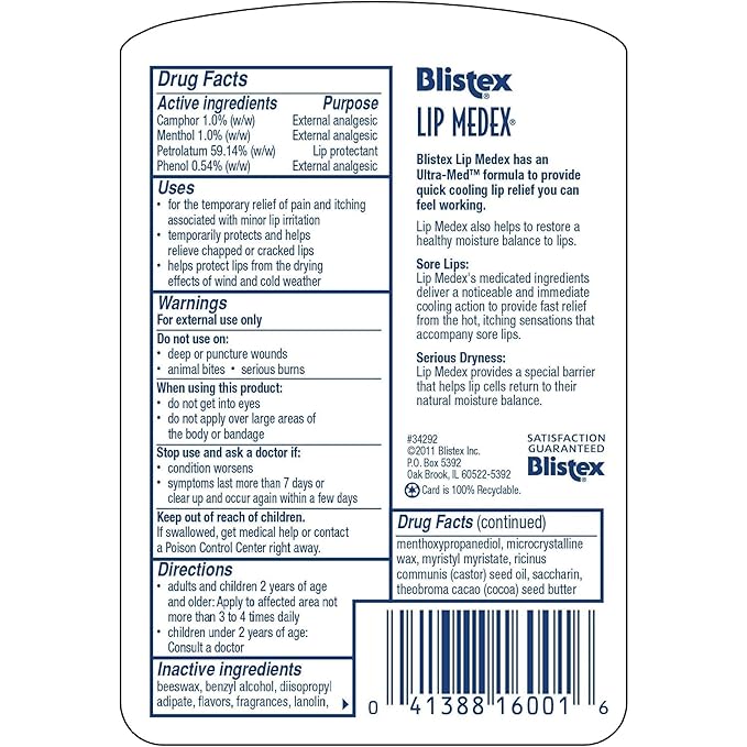 Blixtex Lip Medex Lip Protectant -