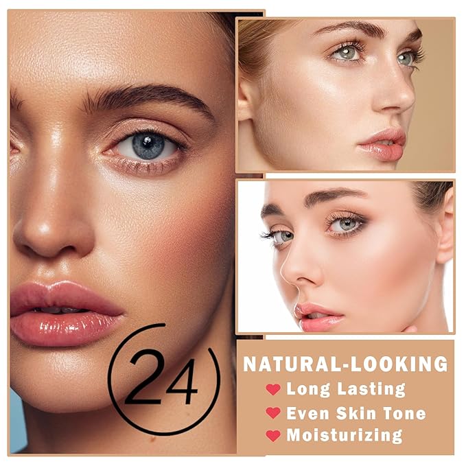 Color Corrector Palette Concealer Contour Palette Natural Brighten Long Lasting Highlighter Correcting Concealer Cream Foundation Palette For Flawless Skin Tone (Set B + Brush #270)