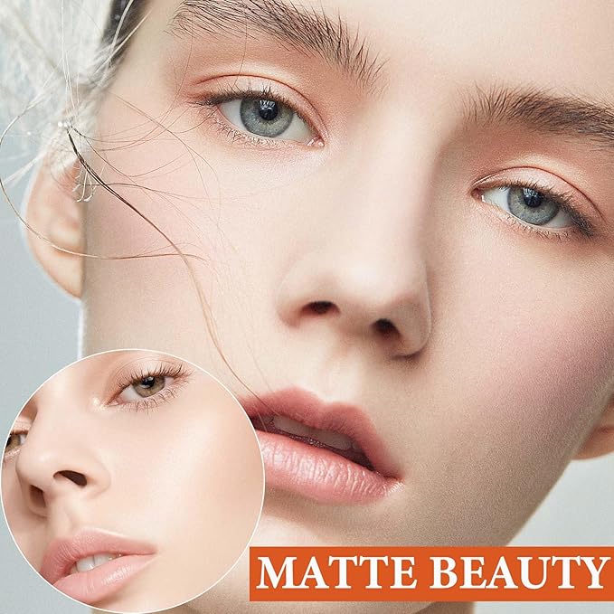 Oil Control Loose Face Powder,Translucent Setting Powder With a Powder Puff Long Lasting Makeup Covering Blemishes Brightens Skin Tone,Natural Matte Loose Powder for Women（1）