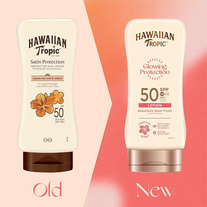 Hawaiian Tropic 180 ml SPF 50 Satin Protection Sun Lotion by Hawaiian Tropic