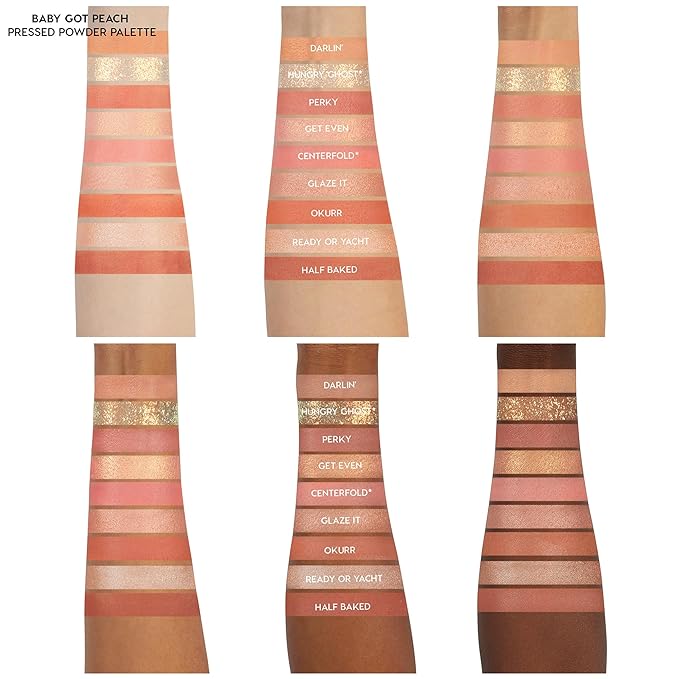 ColourPop Baby Got Peach Shadow Palette - Orange 3 oz