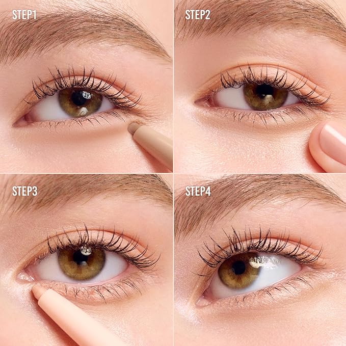 COLORGRAM Under Eye Highlighter Stick 01 Warm Tone | Silky-Smooth Long-Lasting Highlighter & Contouring Stick for Smudge-Proof, Shining Daily Makeup | K-Beauty Face Highlighters & Luminizers