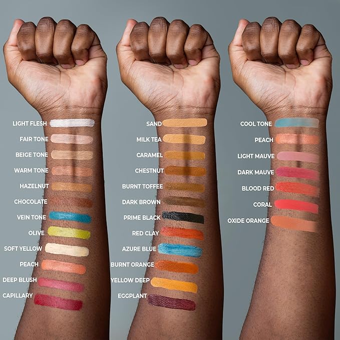 Alcohol Palette Refill Pans - Skin Tones - Caramel