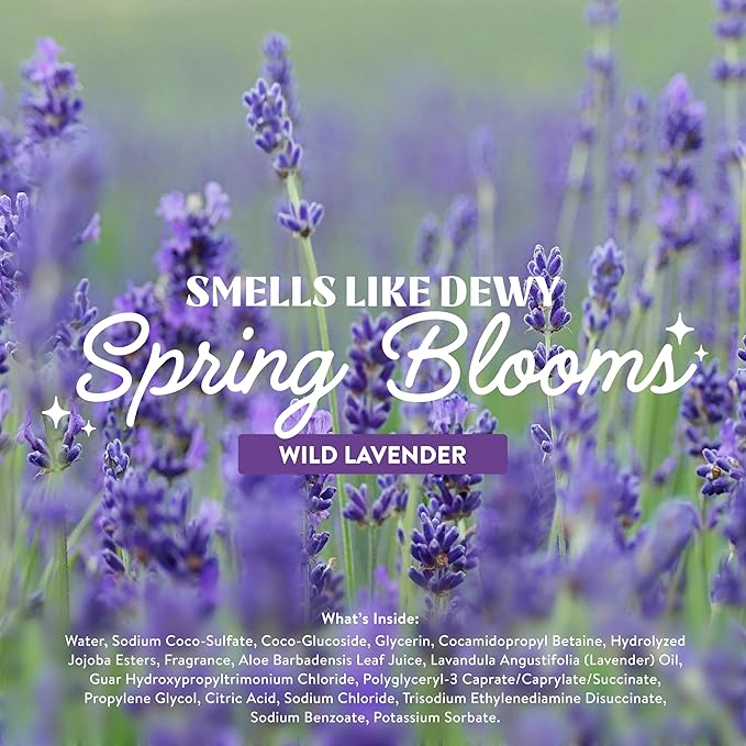 Cleancult Liquid Hand Soap Refills - Moisturizes Dry & Sensitive Skin - Made with Aloe Vera & Lavender Essential Oils - Wild Lavender - Eco Friendly - Paper-Based Packaging - 32 oz/2 Pack