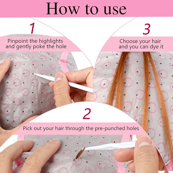 Bewudy 3 Pcs Hair Highlighting