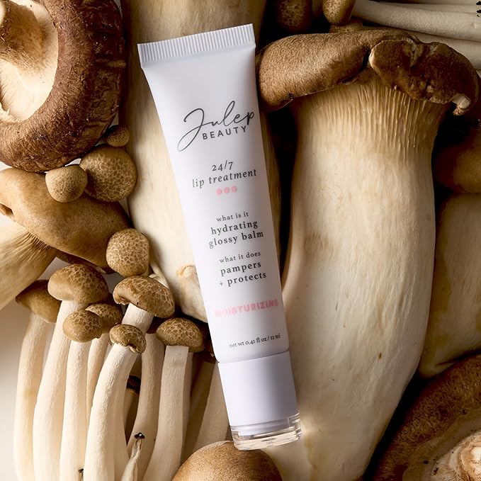 Julep 24/7 Lip Treatment – Hydrating & Glossy Lip Balm and Lip Sleeping Mask with Shea Butter – Moisturize, Protect & Soothe – Vegan & Cruelty-Free - Sheer Nude