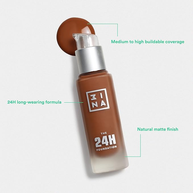 3INA The 24H Foundation 636-24H Long-Wearing Formula - 01 Oz