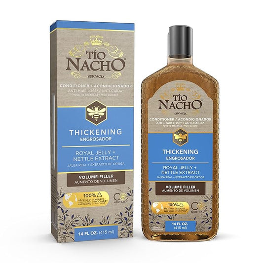 Tio Nacho Anti Hair Loss Thickening Volume Filler Conditioner with Royal Jelly & Rosemary, Volumizing and Body-Boosting Hair Care, 14 Fluid Ounces