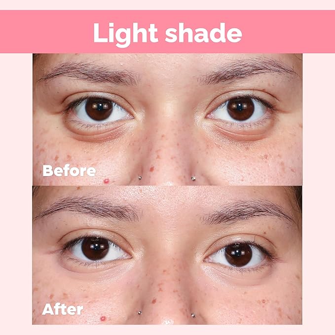 Elizabeth Mott Thank Me Later Under Eye Brightener & Primer – Hydrating Color Corrector for Dark Circles – Lightweight Concealer Base for Mature Skin, Light Shade 5ml