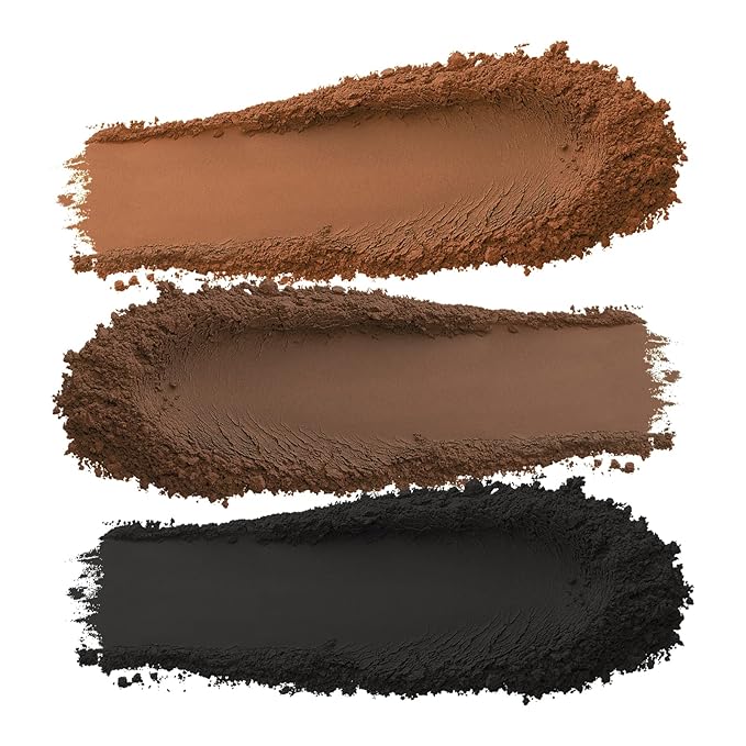 Boobeen 3 Color Eyebrow Powder Palette, Waterproof Eyebrow Makeup, Brow Definer to Shape Perfect Brow