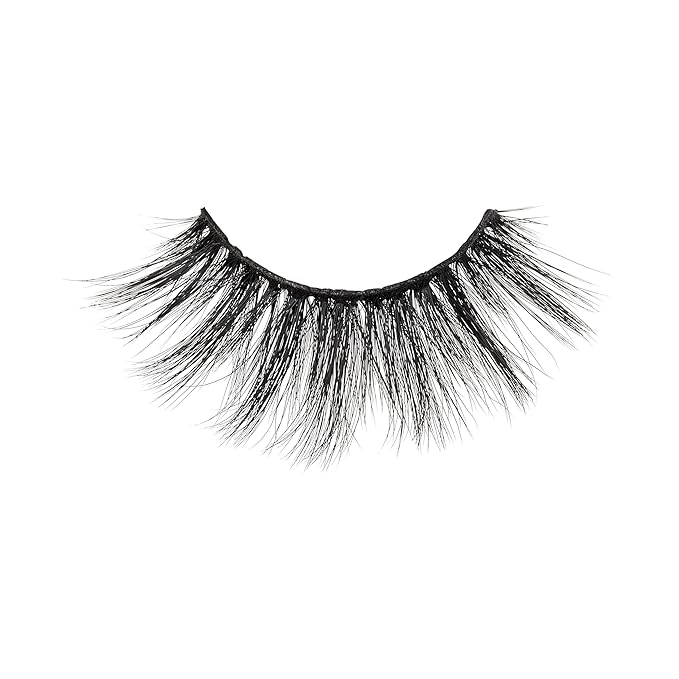 KISS Lash Couture Matte Black Faux Mink Eyelashes Multipack, Matte Cheviot, Black, Natural Looking, Cruelty-Free & Vegan, Holds Curl, Comfortable, Seamless, Knot-Free Band | 4 Pairs