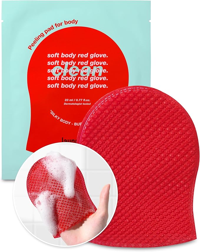 Exfoliating bubble body scrub wash