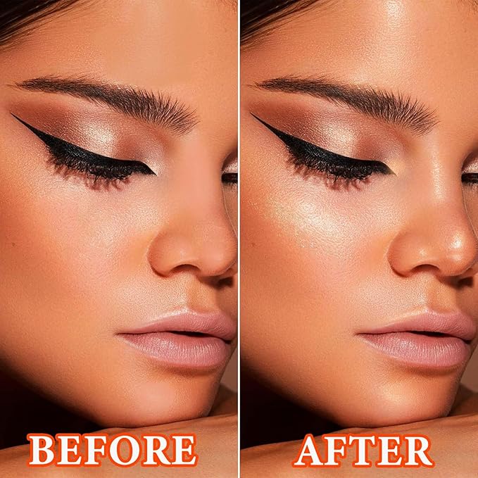 Cream Contour Sticks,Smooth Shimmer Highlighter Makeup Stick,Lightweight Multi for Women(#03)