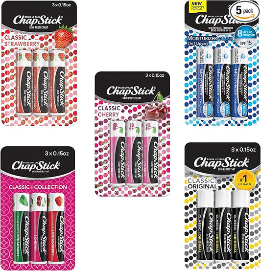 ChapStick Classic Collection Flavored Lip Balm Oz