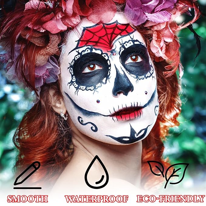 3 Pcs Halloween Face Paint Special Effects Makeup