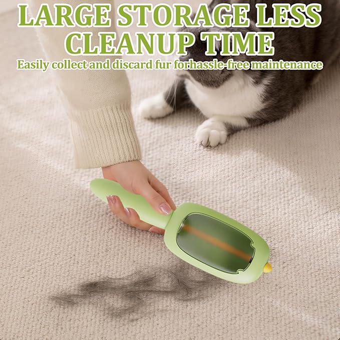 Reusable Lint Roller, Portable Lint Brush, Pet Hair Remover, Super Sticky and Washable, for Clothes, Furniture, Dog & Cat Hair(Green)