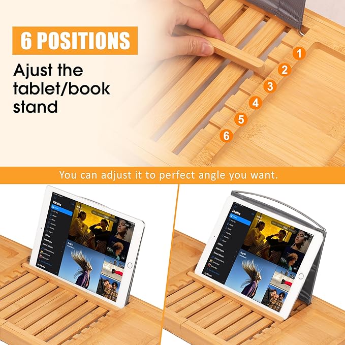 Artmalle luxury bathtub caddy tray