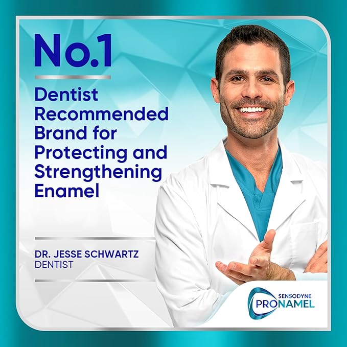 Sensodyne Pronamel Clinical Enamel Strength Toothpaste, Whitening Action, 3.4 oz (3 Pack)