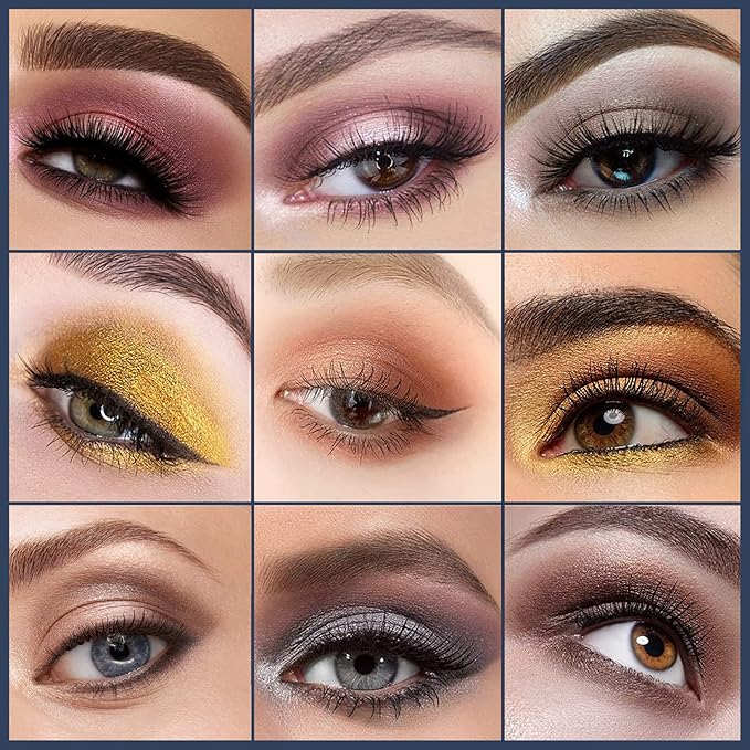 18 Colors Eyeshadow Palette, Butterfly Series Highly Pigmented Eye Makeup Palette, Matte Shimmer Metallic Powder Eyeshadow Pallet, Makeup Palette Cosmetics Gift, 110