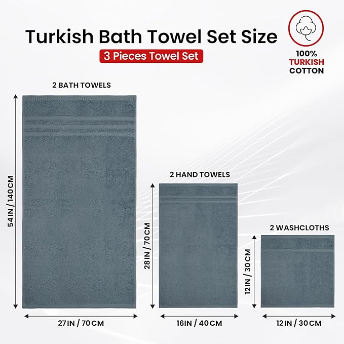 Infinitee xclusives luxury 3-piece turkish